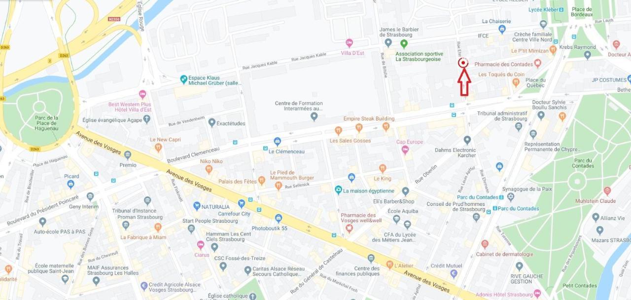 Le 22 Ehrmann Leilighet Strasbourg Eksteriør bilde
